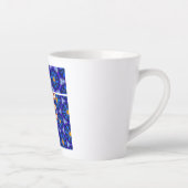 Abstraktes Blumenmuster Milchtasse (Rechts)