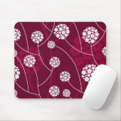 Abstraktes Blumenmuster Mousepad (Mit Mouse)