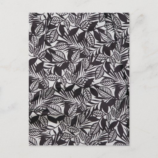 Abstraktes Blumenmuster Postkarte (Vorderseite)