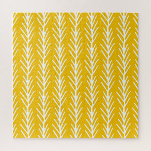 Abstraktes Blumenmuster Puzzle