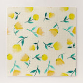 Abstraktes Blumenmuster Puzzle (Horizontal)