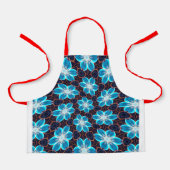 Abstraktes Blumenmuster Schürze (Vorderseite)