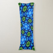 Abstraktes Blumenmuster Seitenschläferkissen (Vorderseite Vertikal)