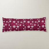 Abstraktes Blumenmuster Seitenschläferkissen (Rückseite)
