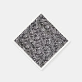 Abstraktes Blumenmuster Serviette (Ecke)