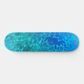 Abstraktes Blumenmuster Skateboard (Horizontal)