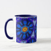 Abstraktes Blumenmuster Tasse (Links)