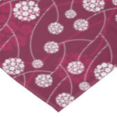 Abstraktes Blumenmuster Tischdecke (Schrägansicht)