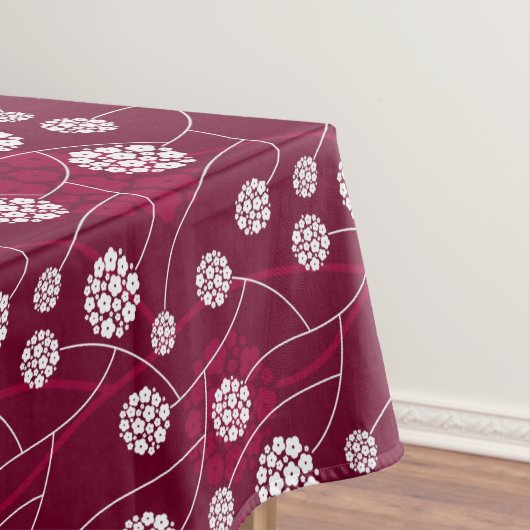 Abstraktes Blumenmuster Tischdecke (Beispiel)