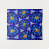 Abstraktes Blumenmuster Wandteppich (Vorderseite (Horizontal))