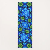 Abstraktes Blumenmuster Yogamatte (Vorderseite)