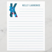 Abstraktes Blumenpapier (Vorderseite)