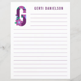 Abstraktes Blumenpapier