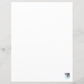 Abstraktes Blumenpapier (Rückseite)