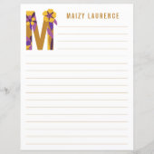 Abstraktes Blumenpapier (Vorderseite)