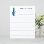 Abstraktes Blumenpapier (Stehend Vorderseite)