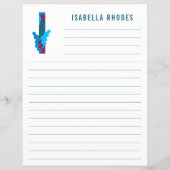 Abstraktes Blumenpapier (Vorderseite)