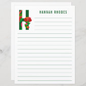 Abstraktes Blumenpapier (Vorne/Hinten)