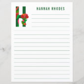 Abstraktes Blumenpapier (Vorderseite)