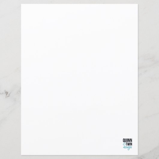 Abstraktes Blumenpapier (Rückseite)