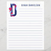 Abstraktes Blumenpapier (Vorderseite)