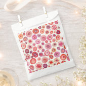 Abstraktes Blumenrosa Geschenktütchen (Ausgeschnitten)