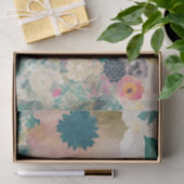 Abstraktes Blumenzapier Seidenpapier (Geschenk)