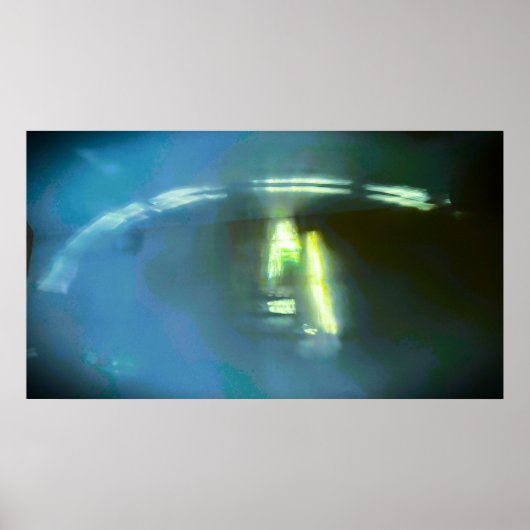 Abstraktes Bogenlicht, Poster (Vorne)