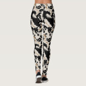Abstraktes Bohemian-Afrika-Leopard-Muster  Leggings (Rückseite)