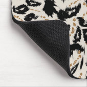 Abstraktes Bohemian-Afrika-Leopard-Muster Mousepad (Ecke)