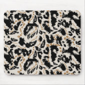 Abstraktes Bohemian-Afrika-Leopard-Muster Mousepad (Vorne)