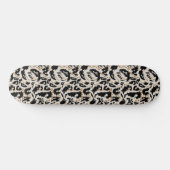 Abstraktes Bohemian-Afrika-Leopard-Muster  Skateboard (Horizontal)