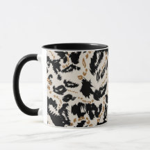 Abstraktes Bohemian-Afrika-Leopard-Muster 