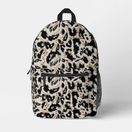 Abstraktes Bohemian-Afrika-Leopardenmuster  Bedruckter Rucksack