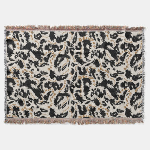 Abstraktes Bohemian-Afrika-Leopardenmuster Decke