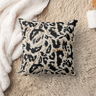 Abstraktes Bohemian-Afrika-Leopardenmuster Kissen