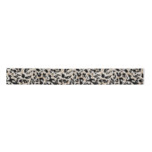 Abstraktes Bohemian-Afrika-Leopardenmuster Satinband (Vorderseite)