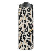 Abstraktes Bohemian-Afrika-Leopardenmuster  Thermosbecher (Vorderseite)