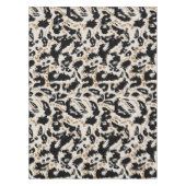 Abstraktes Bohemian-Afrika-Leopardenmuster  Tischdecke (Vorderseite)