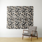 Abstraktes Bohemian-Afrika-Leopardenmuster  Wandteppich (Beispiel (Horizontal))