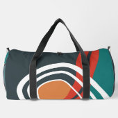 Abstraktes bohisches Regenbogenfarbwerk Duffle Bag (Rückseite)
