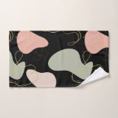 Abstraktes Boho Geometric-Muster für Bio Formen Badhandtuch Set (Handtuch)