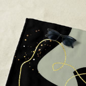 Abstraktes Boho Geometric-Muster für Bio Formen Strandtuch (Beispiel)