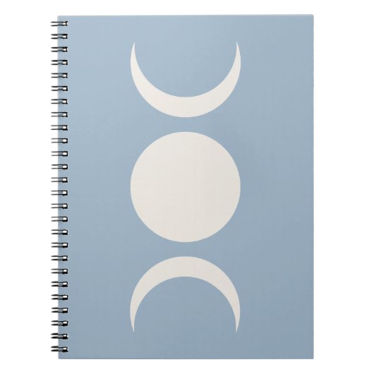 Abstraktes Boho-Mondmuster Notizblock (Vorderseite)