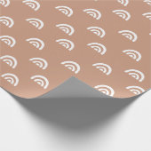 Abstraktes Boho Paper Geschenkpapier (Ecke)