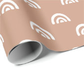 Abstraktes Boho Paper Geschenkpapier (Rolleneckpunkt)