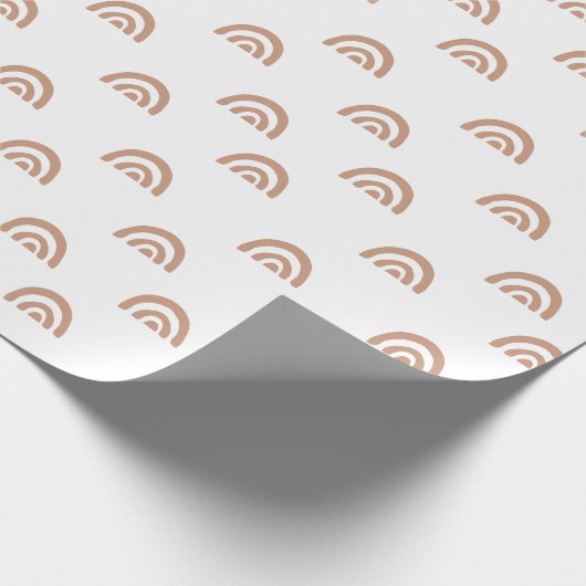 Abstraktes Boho Paper Geschenkpapier (Ecke)