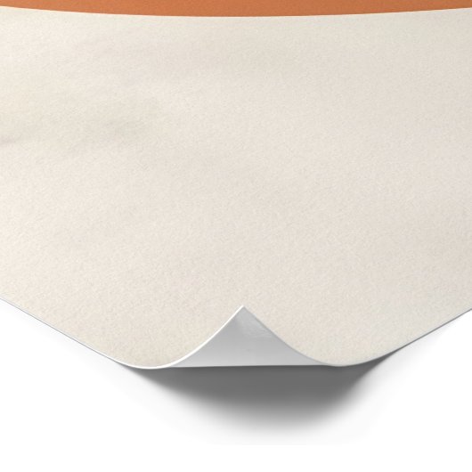 Abstraktes Boho und moderne Clip Art Poster (Ecke)