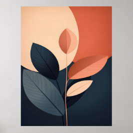 Abstraktes Boho und moderne Clip Art Poster