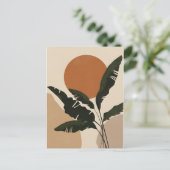 Abstraktes Boho und moderne Clip Art Postkarte (Stehend Vorderseite)